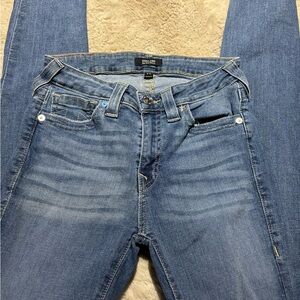 True Religion Stellams Mid Rise Skinny Jeans